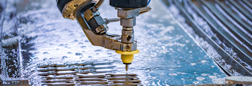 Découpe au jet d'eau