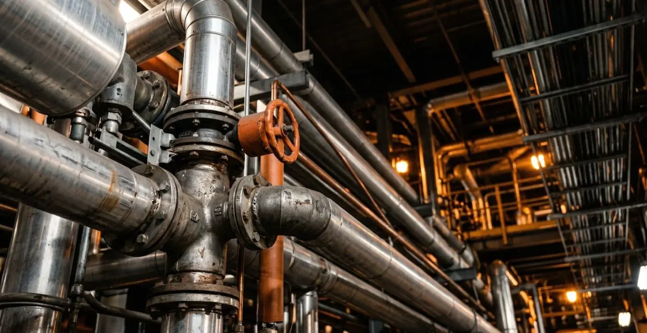 Système de récupération de chaleur sur équipement industriel avec réseau de gaines