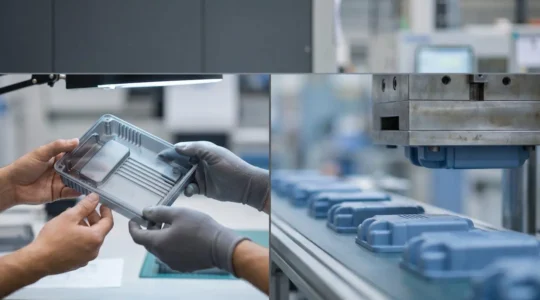 Validation de concept produit avec prototype à faible coût avant investissement dans l'outillage industriel